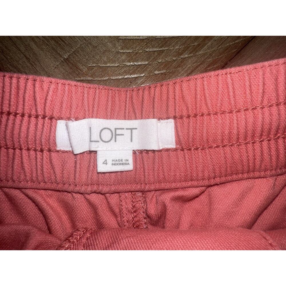 Loft Utility Shorts Pull On Drawstring Casual Cor… - image 4